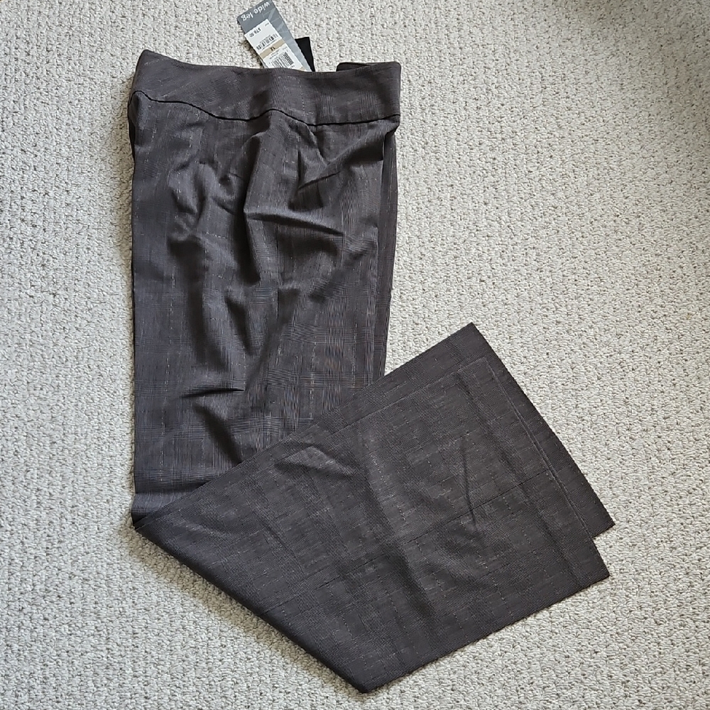 Alfani Business Wide Leg Dress Trousers